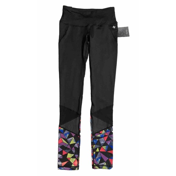 Nicole Miller New York Active Women Black‎ Leggings Pants Size XS - Picture 1 of 15